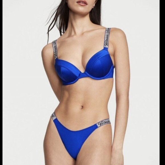 New! Victoria’s Secret wicked shine strap underwire Brazilian bikini 4720 - Picture 12 of 12